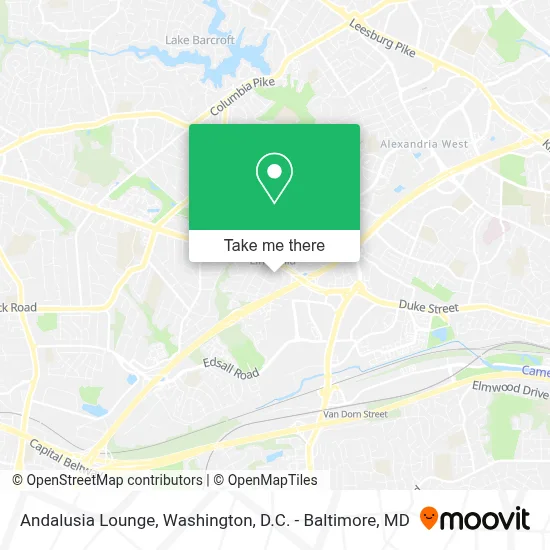 Andalusia Lounge map