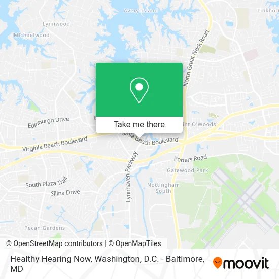 Healthy Hearing Now map