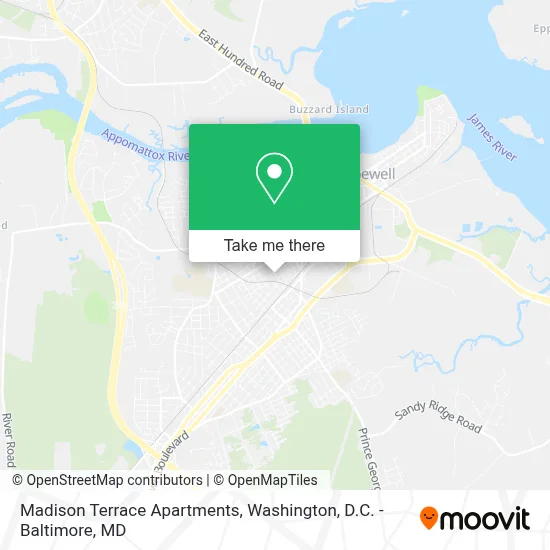 Madison Terrace Apartments map