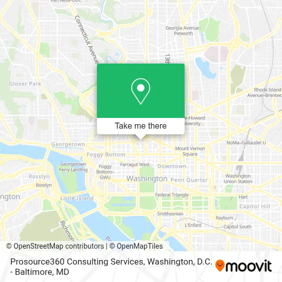 Prosource360 Consulting Services map