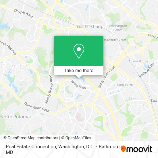 Real Estate Connection map