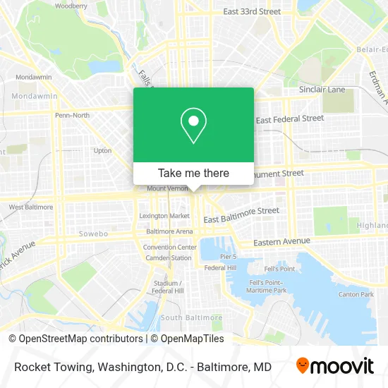 Rocket Towing map