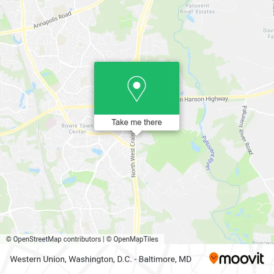 Western Union map