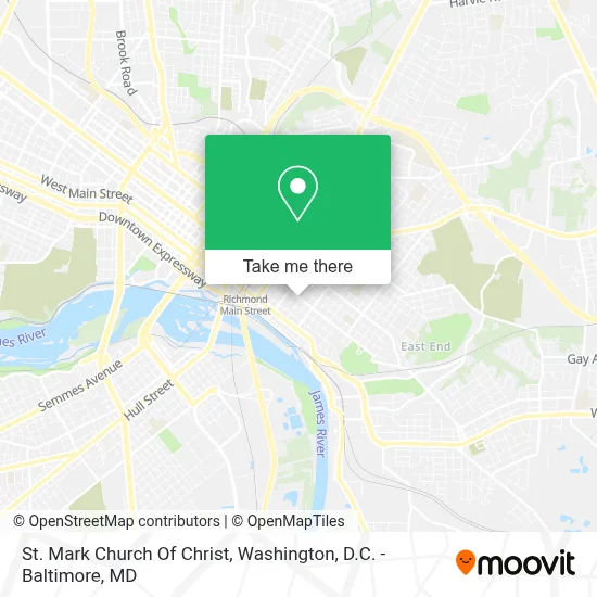 St. Mark Church Of Christ map
