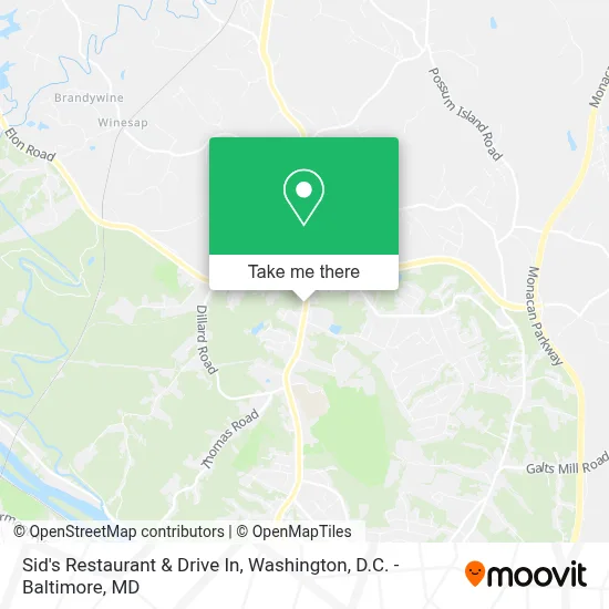 Sid's Restaurant & Drive In map