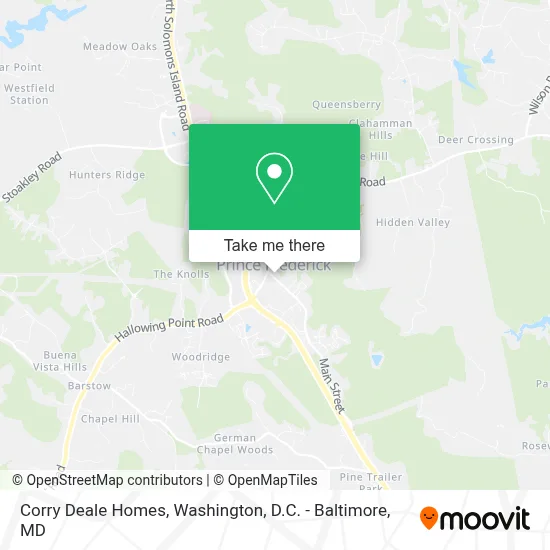 Corry Deale Homes map