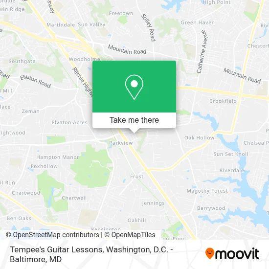 Tempee's Guitar Lessons map