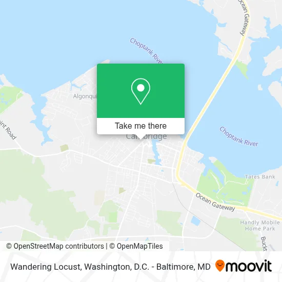 Wandering Locust map