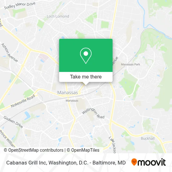 Cabanas Grill Inc map
