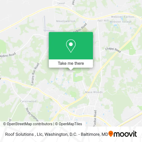 Roof Solutions , Llc map