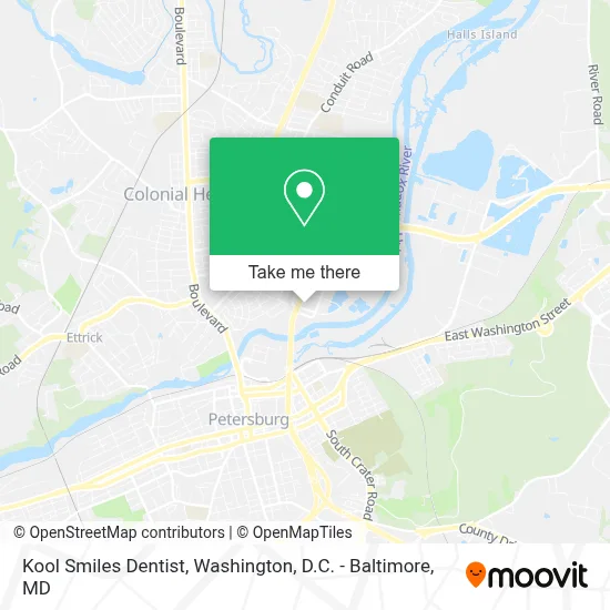 Kool Smiles Dentist map