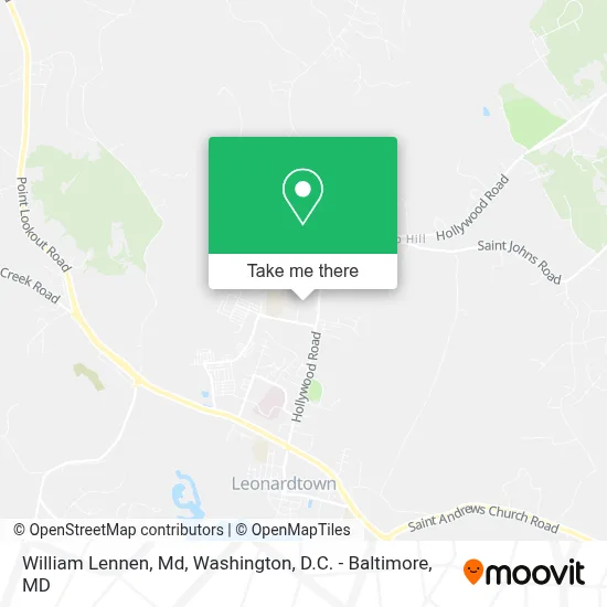 William Lennen, Md map