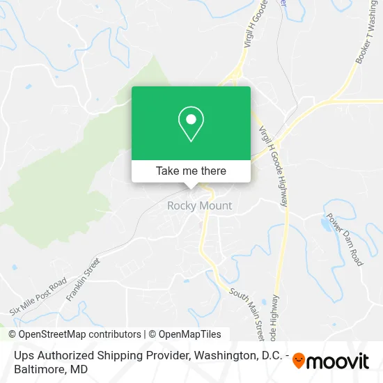 Ups Authorized Shipping Provider map