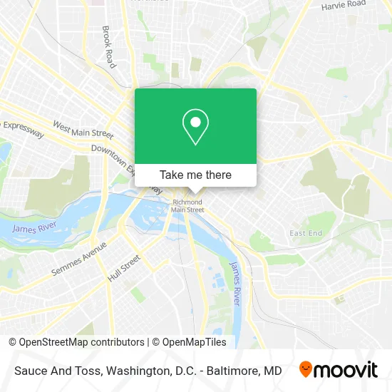 Sauce And Toss map