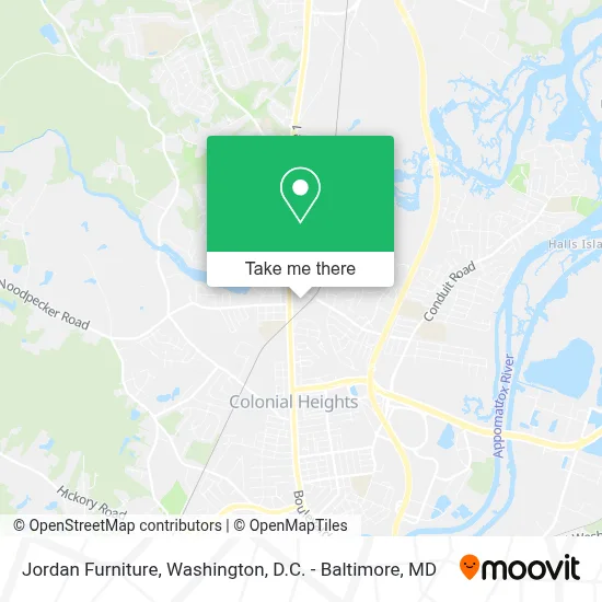 Jordan Furniture map