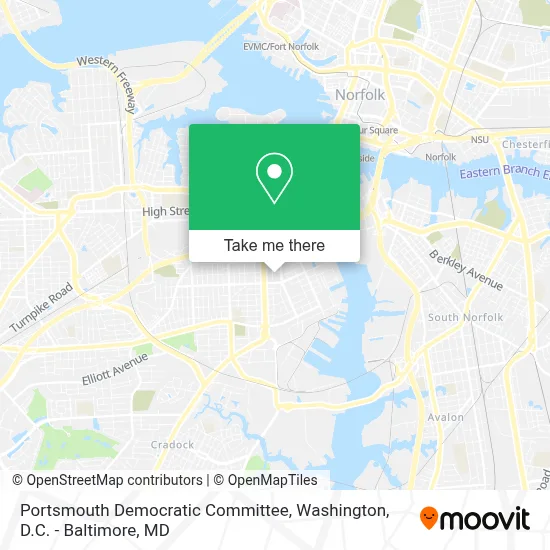 Portsmouth Democratic Committee map
