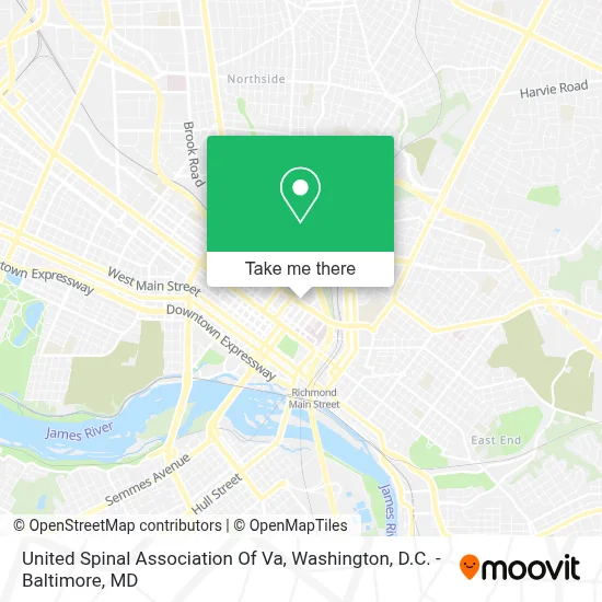 United Spinal Association Of Va map