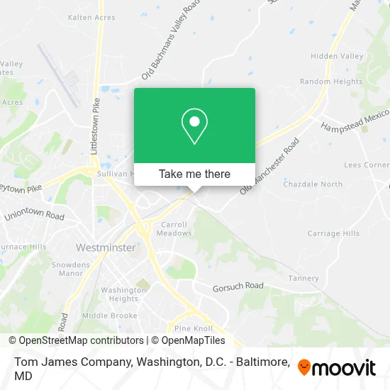 Tom James Company map