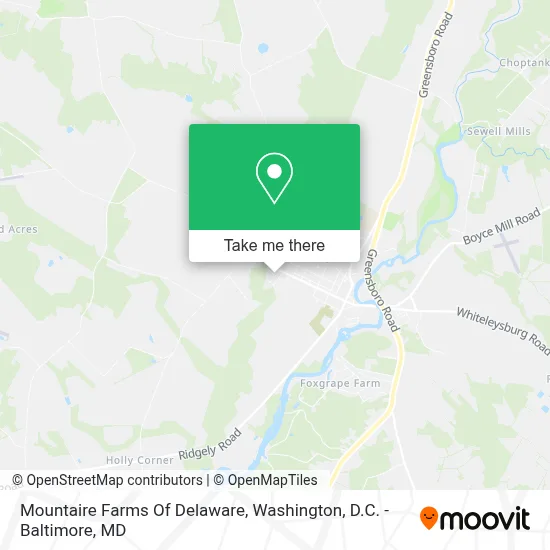 Mountaire Farms Of Delaware map