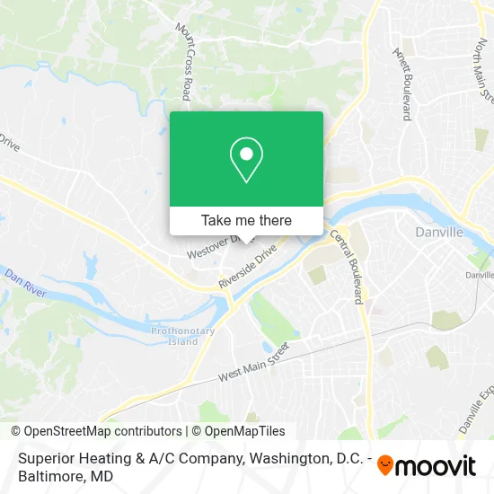 Superior Heating & A/C Company map