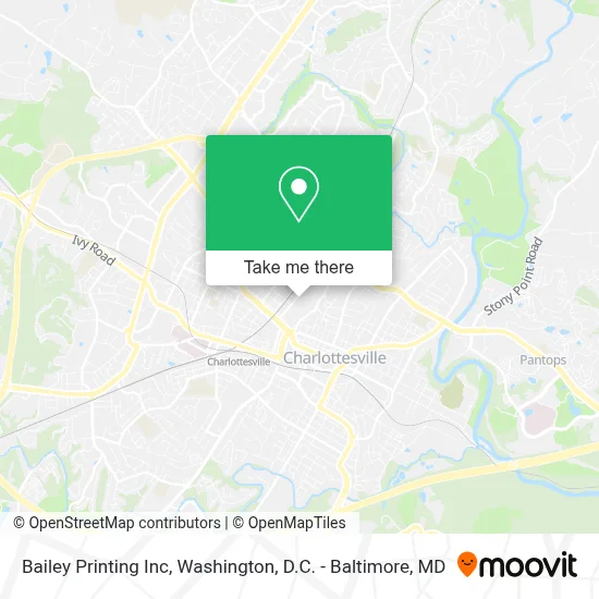 Bailey Printing Inc map
