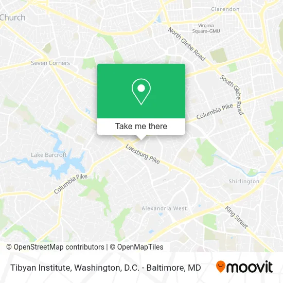 Tibyan Institute map