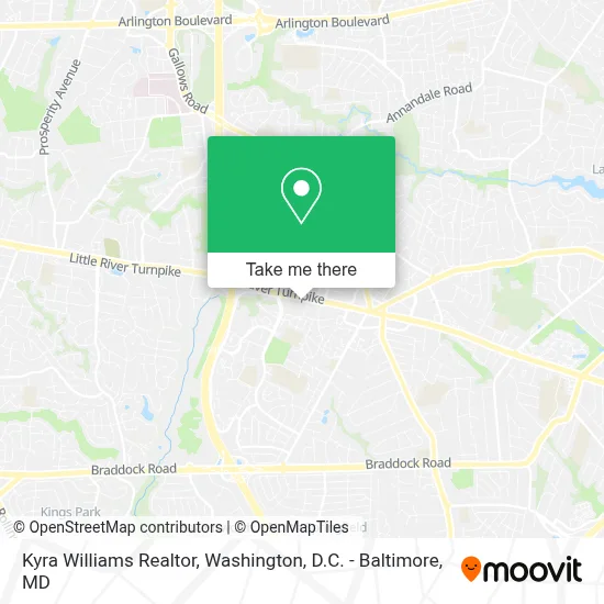 Kyra Williams Realtor map