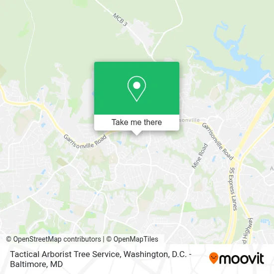 Tactical Arborist Tree Service map