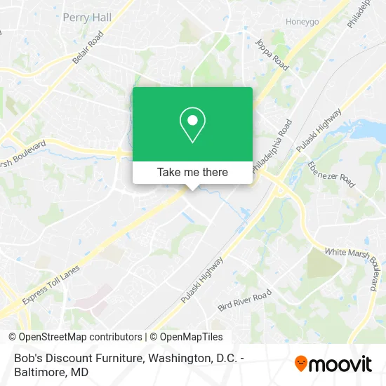 Bob's Discount Furniture map