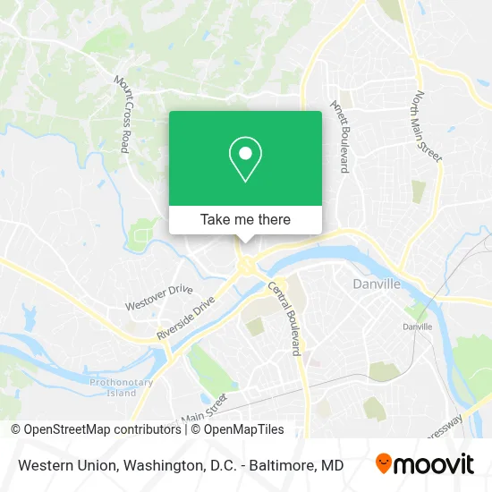 Western Union map