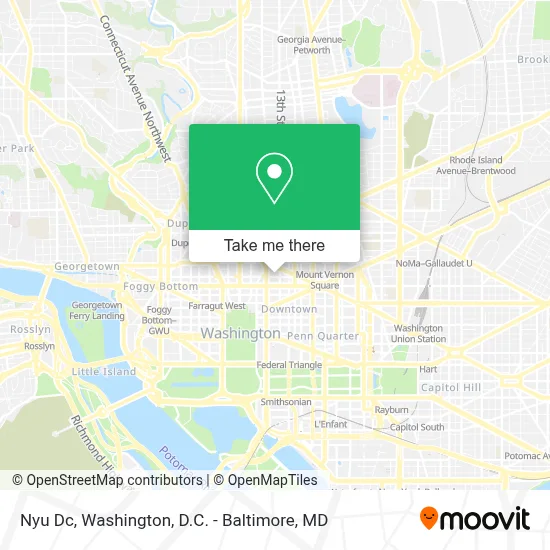 Nyu Dc map