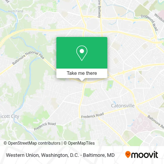 Western Union map
