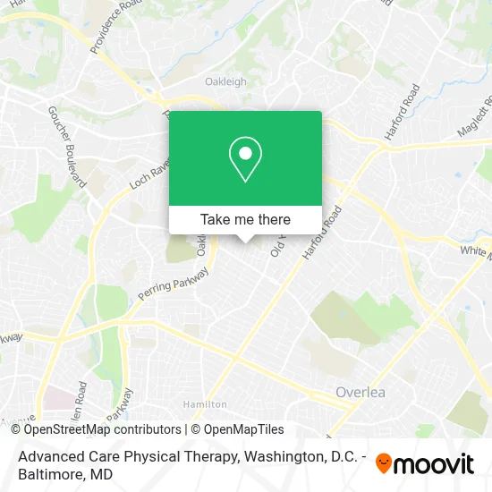 Advanced Care Physical Therapy map