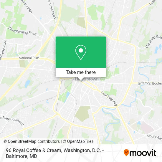 96 Royal Coffee & Cream map