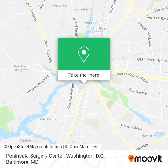 Peninsula Surgery Center map