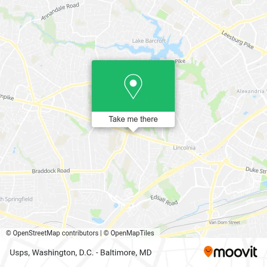 Usps map