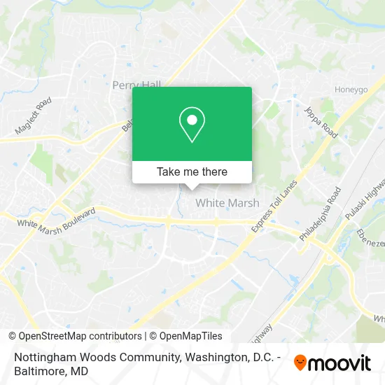 Nottingham Woods Community map