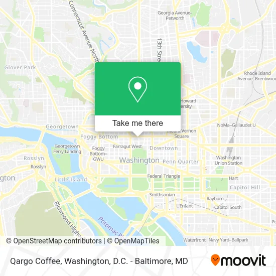 Qargo Coffee map
