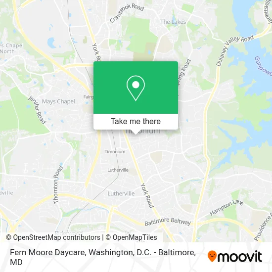 Fern Moore Daycare map