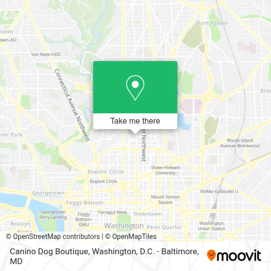 Canino Dog Boutique map