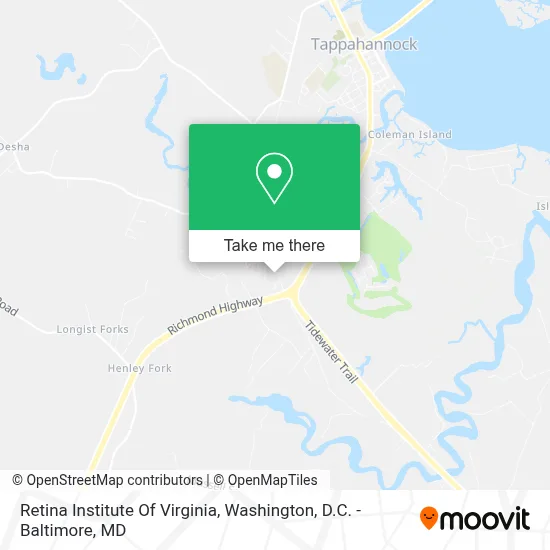 Retina Institute Of Virginia map