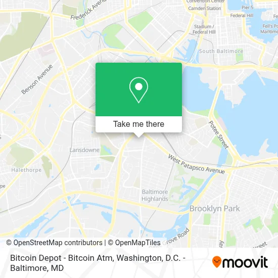 Bitcoin Depot - Bitcoin Atm map