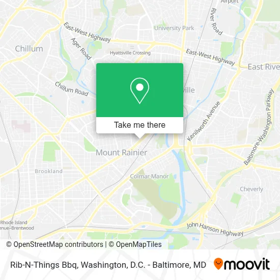 Rib-N-Things Bbq map