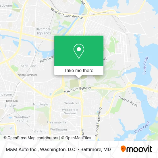 M&M Auto Inc. map
