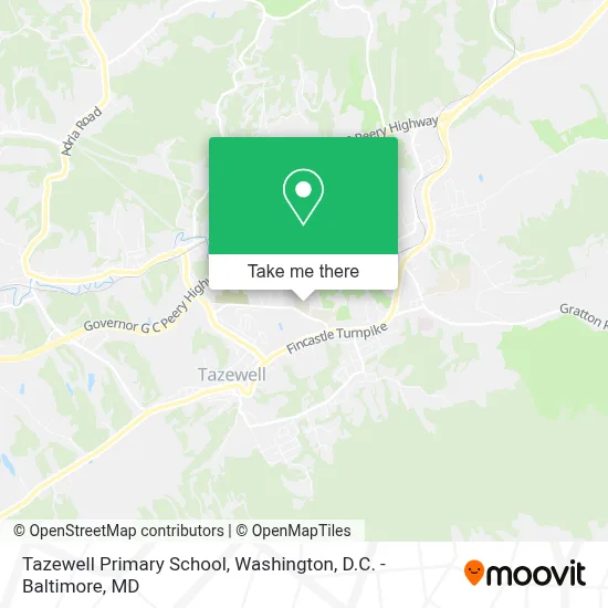 Tazewell Primary School map