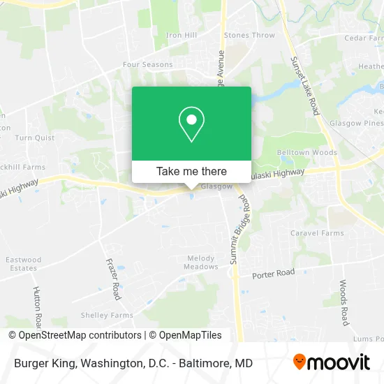 Burger King map