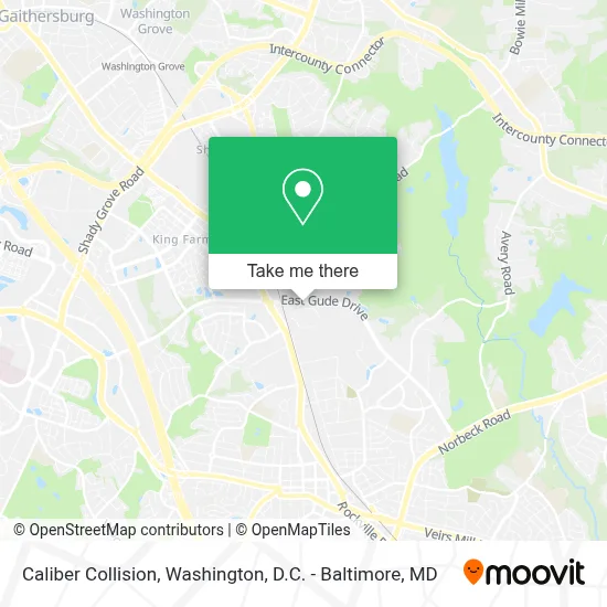 Caliber Collision map