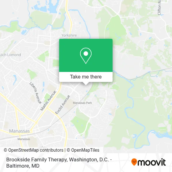 Brookside Family Therapy map