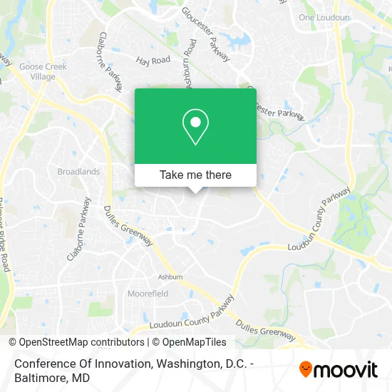 Conference Of Innovation map