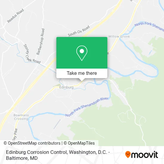 Edinburg Corrosion Control map